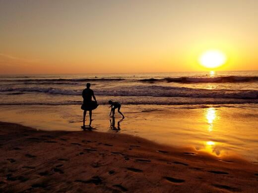 La Jolla Sunset with the family